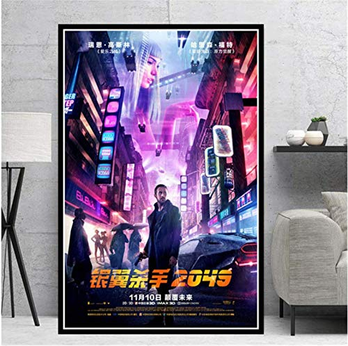 ARTMERLOD Poster Movie Blade Runner 2049 Poster und Drucke Leinwand Malerei Wandkunst Bild für Wohnzimmer Dekor No Frame 50X70Cm