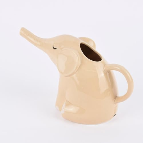 SCHÖNER LEBEN. Sass & Belle Gießkanne Elefant Creme 25x14,5x12cm