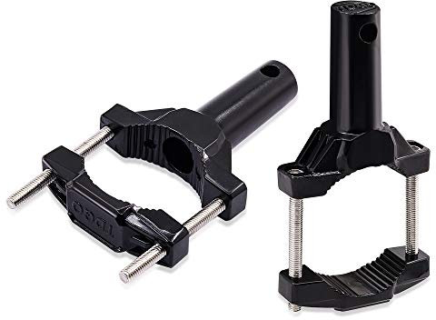 Biqing 2PCS Supports de Montage de Phare de Moto,Universel Moto Support de Phare de Fixation Ampoule de Brouillard de Montage Bull Bar Bumper Support de Lampe D'aluminium Diamètre 23mm-61mm
