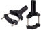 Biqing 2PCS Supports de Montage de Phare de Moto,Universel Moto Support de Phare de Fixation Ampoule de Brouillard de Montage Bull Bar Bumper Support de Lampe D'aluminium Diamètre 23mm-61mm