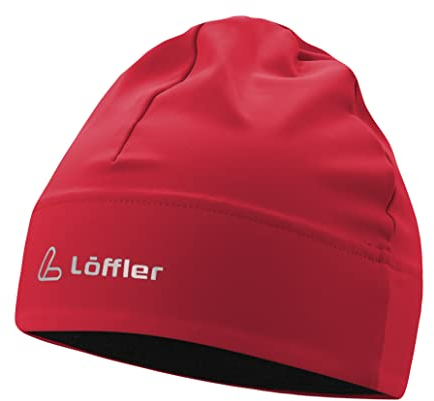 LÖFFLER Unisex Mono Hat Bandana, Rot, Einheitsgröße EU