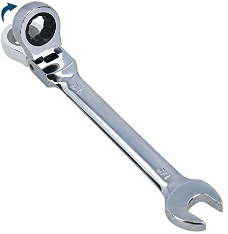 AB Tools 1/2” AF SAE Imperial Flexible Flexi Head Ratchet Spanner Combination Wrench