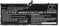vhbw Replacement Battery compatible with Lenovo ThinkPad X1 Tablet 3rd Gen Tablet (5050mAh, 7.72V, Li-Polymer)