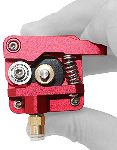 ANGEEK 3D Printer Parts Upgrade CR10 Red Remote Extruder for 3D Printer Full Metal Extruder Bowden Right Hand 1.75 mm
