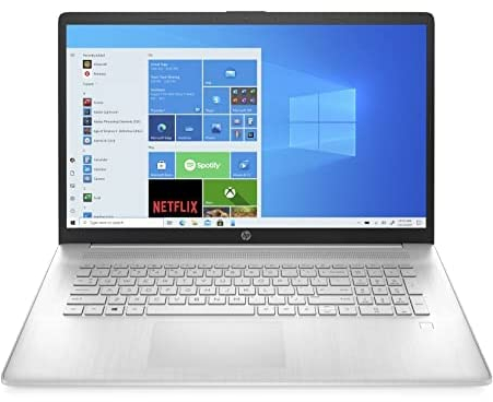 HP Laptop 17-cp0001sl Notebook, AMD Ryzen 7-5700U, RAM 16GB DDR4, SSD 512GB NVME, AMD Radeon Integrata, Display 17.3” FHD IPS, Antiriflesso, Wi-Fi, BLE, Lettore Impronte Digitali, Windows 11, Nero
