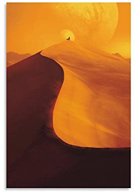 NANXIANG Dune Poster Film Illustration Kunst Poster Wandkunst Poster Scrollen Leinwand Malerei Bild Wohnzimmer Dekor Zuhause 20 x 30 cm