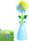 bopely Flower Shape Cleaning Brush Removable Handle Brush Kitchen Bathroom Brush Bowl Dish Pot Cleaning Brush