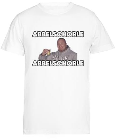Markus Rühl Meme Apfelschorle Weißes Kurzarm-T-Shirt Herren T-Shirt