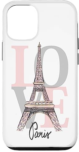 Paris Eiffelturm - Love Paris Cute Trendy Handyhülle Hülle für iPhone 12/12 Pro