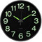 APIELE 12 Silent Glow-in-The-Dark Wanduhr, kein Ticken, Keine Zeitmessung Glow-in-The-Dark Wanduhr für Wohnzimmer, Küche, Büro und Schlafzimmer