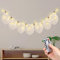 Kssvzz Boho Deko Makramee Wandbehang, Makramee Girlande mit 3M LED Lichterkette, Wandteppich Boho Chic Tapisserie, Handgewebt Fransengirlande Wanddeko für Balkon, Schlafzimmer, Wohnzimmer