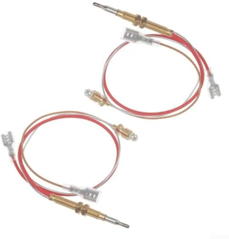 Gas-Thermoelement-Set, Terrassenheizungs-Thermoelement, Außenheizung, Ersatzteile M8 x 1 Endanschlussmuttern, Thermoelement (60 cm)