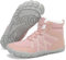 Mishansha Barefoot Shoes Invernali Uomo Stivaletti Scarponi Trekking Donna Inverno Scarpe Piedi Nudi Caldo Impermeabile Antiscivolo Stivali Pink 40 EU