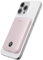 iWALK Magnetic Slim Portable Charger,5000mAh 18W Wireless Power Bank Battery Pack with LED Display and Comfortable Grip Only Compatible with iPhone 16/16 Pro/16 Pro Max/15/14/13/12 Series,Pink