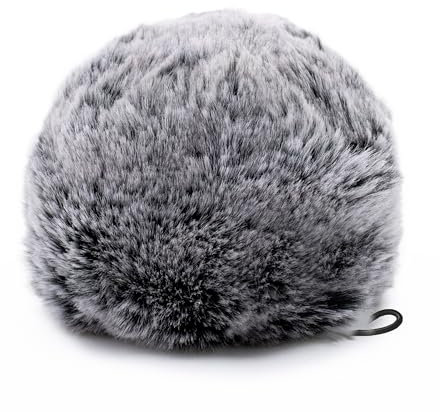 Blue Yeti Pop Filter for Blue Yeti Microphone, Yeti Foam Windscreen with Dead Cat Blue Yeti Mic Cover for Yeti Mic (Gray furry)