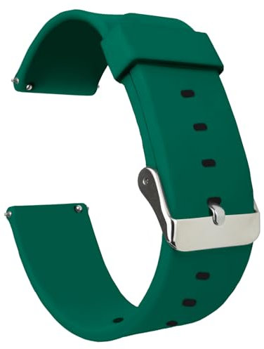 ONE ECHELON Correa de reloj de liberación rápida compatible con Lotus Digital 50010/A Correa de reloj inteligente de repuesto de silicona con hebilla Tang, Mediano, Silicona, No es una piedra preciosa