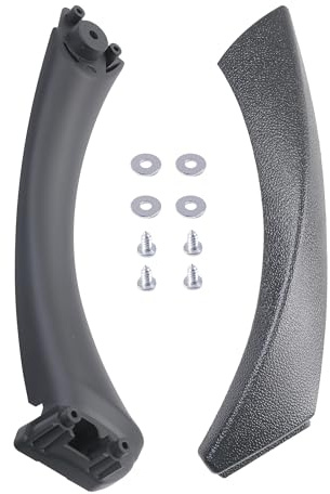 Xibao Auto Türgriffe,Auto Ersatz Türgriff,auto zubehör Innenraum,Innen Autotürgriff Griffschutz,Innere Türgriff Verkleidung,Geeignet für E90 LCI/E91 LCI 323 328 335 Limousine & Touring (Links)