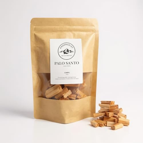 Palo Santo Chips 100g, Heiliges Räucherholz aus Peru, Natürlich & Handverarbeitet, Für Energetische Reinigung, Meditation & Rituale
