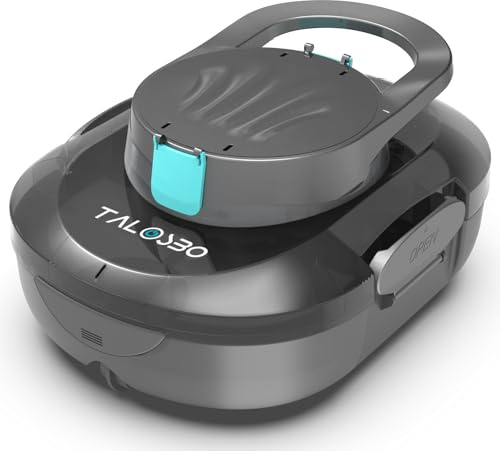 TALOSBO (2026 Upgrade) S1PRO Robot per Piscina Senza Fili, Automatica 120 Min Aspiratore Piscina Fuori Terra, Doppio Motore, Ricarica 2,5 Ore, per Piscine Fino a 100 m², Parcheggio Automatico