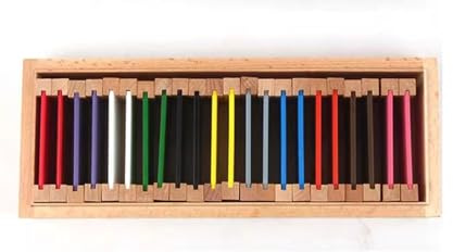 tyzqsm Montessori Farbtabletten, Lern-Farbtablettenbox, Sensorische Lernwerkzeuge,Palette 2
