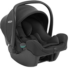 Graco SnugLite 2 i-Size R129 Infant car seat, Suitable from 40-75cm, Birth to Approx 12 Months, Lightweight at only 3.3kg, Compatible with SnugTurn or SnugLite ISOFIX Bases, Midnight Fashion