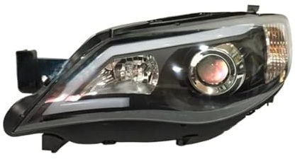 Auto Bupmer Kopf Licht Kompatibel for Subaru Impreza 2008~2010y Scheinwerfer WRX STI Auto Zubehör DRL Nebel for impreza WRX Scheinwerfer(Xenon bulb)