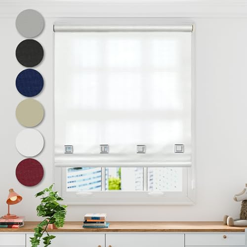 Emma Barclay Square Eyelet Roller Blind - Width 60 x Drop 165cm