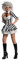 Secret Wishes Rubie‘s Official Beetlejuice-Kostüm für Damen mit Perücke, sexy Outfit für Halloween Halloween