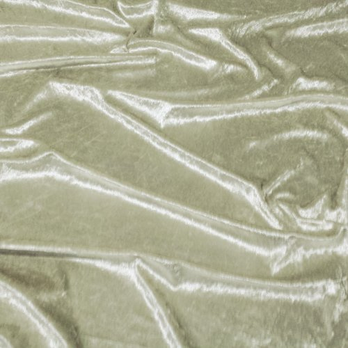 Premium Crushed Velvet, Craft Dress Fabric Curtain Material 60 - 150cm Width (Beige)
