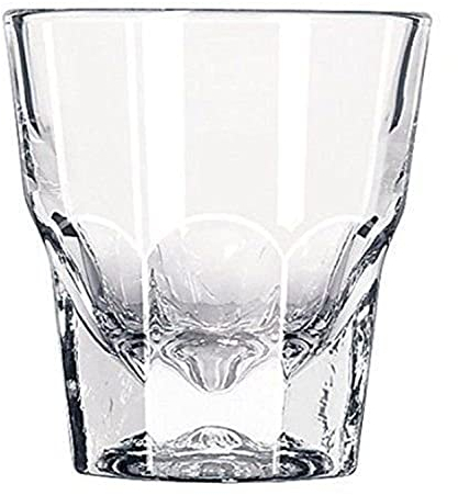 Libbey Duratuff cortado/Gibraltar Rocks cristal 4,5 oz