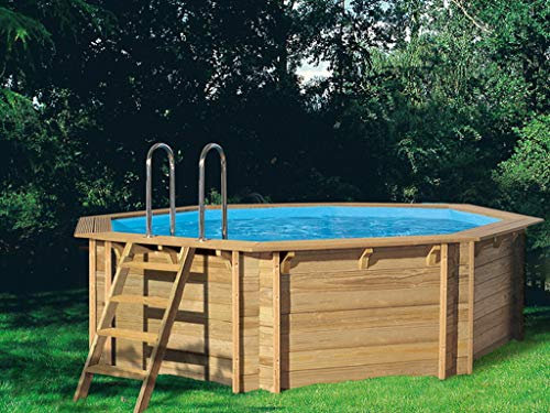 Piscina madera Cerland TROPIC Ø4.14x1.20m azul Francia Cerland 27111205