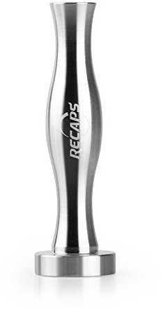 RECAPS Stainless Steel Coffee Tamper Filling Tool Compatible with Nespresso Machine Refillable Reusable Capsule Pressing Coffee Grind 24mm