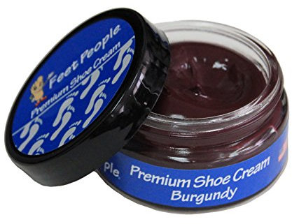 FeetPeople Crème pour chaussures de qualité supérieure, 42,5 g, plusieurs couleurs, Bordeaux, 1.5 Ounces