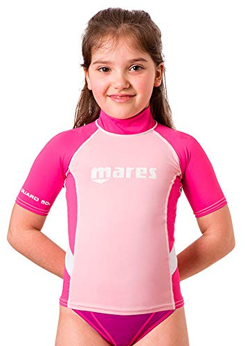 Mares Mädchen Rashguard Junior, Pink, L, 412507