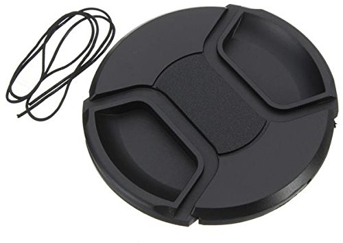 MASUNN 77 Mm Center Front Lens Cap Hood Cover Snap-On Mit Schnur Für Nikon Canon Sony Sigma Tokina Tamron