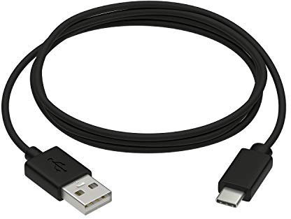 Kit Essentials 2.0 USB A to USB C Cable - 1 m Fast Charging and Syncing USB to USB-C Charger Cable for Smartphones, Tablets and Other USB Type C Devices – Works with Samsung, Huawei and More - Black