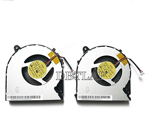 DBTLAP Nuevo Twins Ventilador para Lenovo Ideapad Y700 Y700-15ISK Y700-15ACZ P/N:MF75100V1-C010-S9A CPU + GPU ventiladors 4PINS