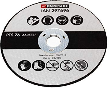 Disco di ricambio per smerigliatrice angolare Parkside PWSA 12 Li A1 297696