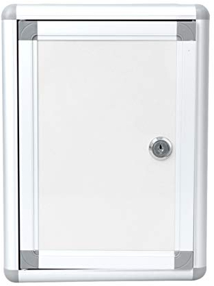 NUOBESTY Briefkasten zur Wandmontage, Aluminiumlegierung, für Beschwerdevorschläge, Umschläge, Briefhalter mit Schloss, für Zuhause, Schule, Unternehmen
