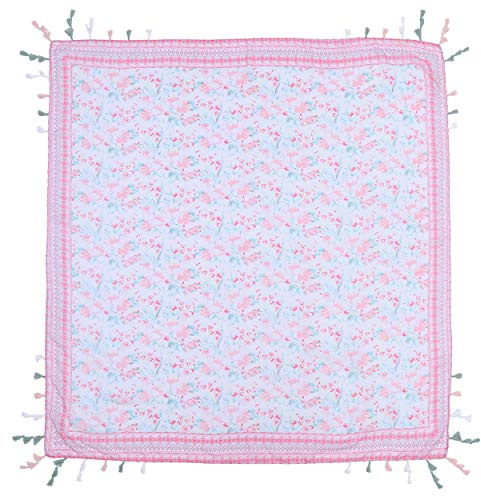 Lina & Lily Quadratischer Schal für Frauen mit vielen Mustern Blumen geometrische Stammes Aztekischer Paisley (H1)