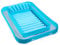 Flotador Inflable de Bronceado para Piscina, Tumbona Personal con Almohada, Cama Inflable para Piscina de Bronceado (Azul) | A Partir de 13 años
