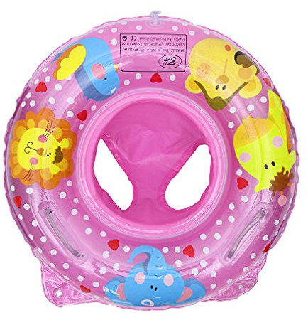 EOZY-Flotador Bebe Anillo de Natación Bebé de Piscina Flotador Bebe Cuello Flotador Bebe Niño Niña (Rosa, Tamaño único)