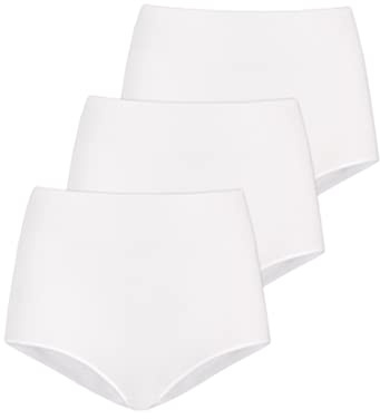 Teyli 3er Pack Pantys Damen – Bequeme Slips mit Hohem Bund – Klassische Damen Unterwäsche für Jeden Tag – Weiche und Angenehme Unterhosen für Frauen – Komfortable Slipform Damen