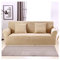 Daesar Sofabezug Ecksofa Wasserdicht, Eck Couch Überzug 2 Sitzer Polyester Khaki Sofa Überwurf M 145-185
