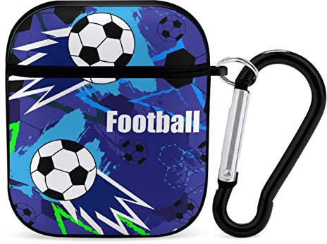 Airpods-Hülle Fußball-Fußball-Muster Airpod Hard Case Cover Kopfhörerhüllen Für Apple Airpods1 Airpods2