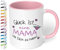 True Statements Mama Tasse Glück Ist Eine Mama Wie Dich Zu Haben - HERZ - Schönes Geschenk für Mama zum Muttertag, Weihnachten oder Geburtstag (Rosa)