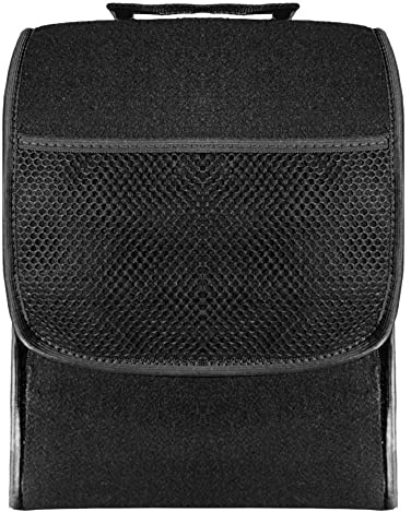 SolaDirect Car Boot Organiser Bag Anti Slip Foldable for Boot Storage Case Tool Bag Interior Declutter Boot Tidy Bag Organiser Tools, Suitable for All Vehicles, Grey Felt