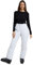 Mountain Warehouse Moon Skihose für Damen - Thermo-Schneehose, Outdoorhose für Damen, Verstellbarer Bund, mit abnehmbaren Hosenträgern, Skibekleidung, Weite Passform Weiss Damengröße EU 42