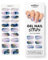 MOYOU LONDON Semi Cured Gel Nail Strips - 20 Pcs. Nail Wraps for Salon-Quality Manicure - Works with Any UV Lamp - Easy to Apply, Trim, & Remove Gel Stickers