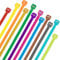 XINGO 1200 fascette colorate da giardino, 30,5 cm, 22,7 kg, in nylon autobloccante multicolore per marcatura di gambe di polli o forniture di ghirlande in rete Deco
